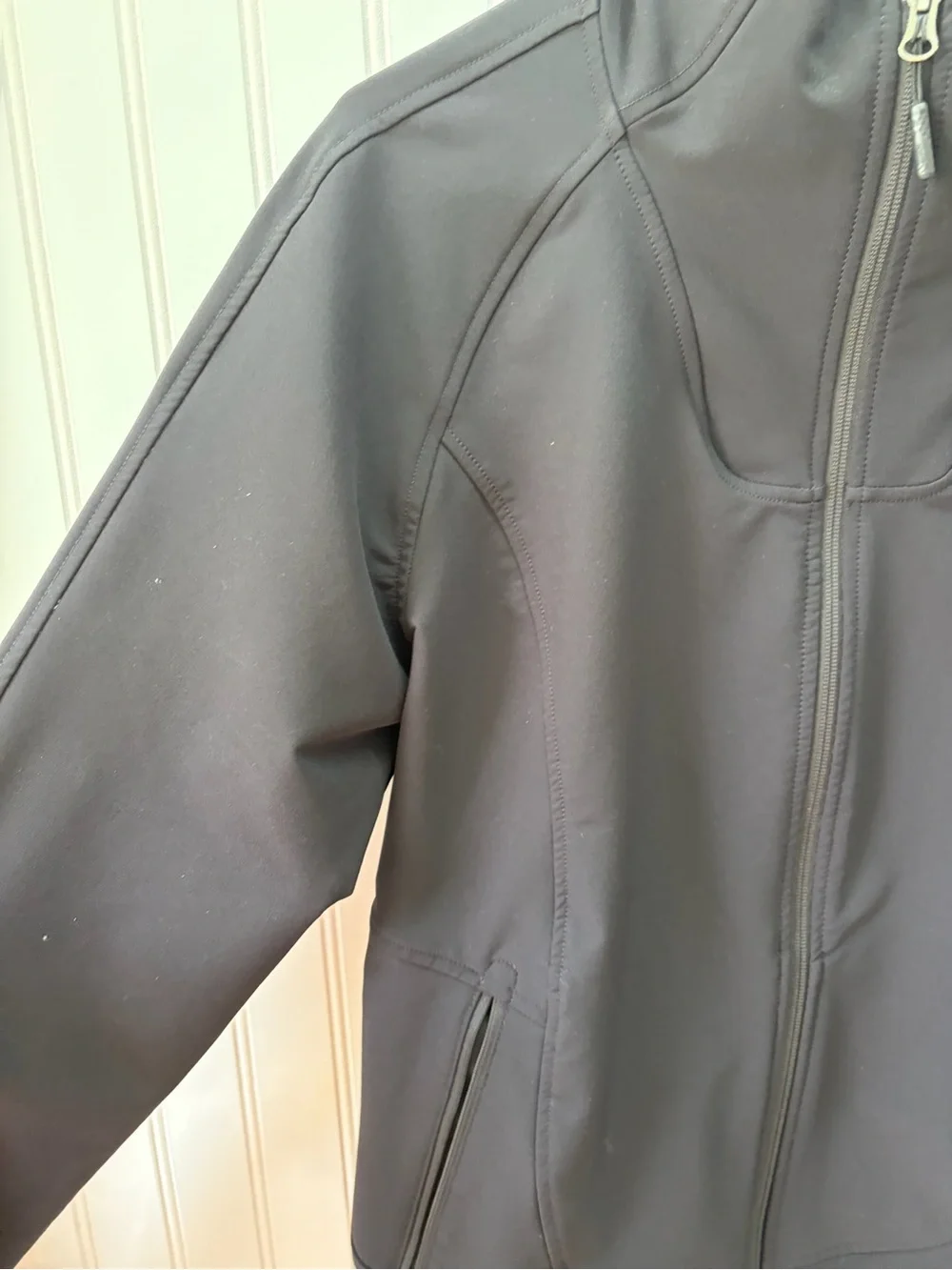 The North Face Black Softshell full zip Performance Jacket